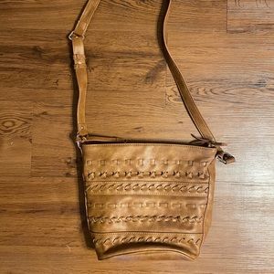 Dolce Vita Brown Leather Crossbody